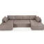 138,5 "rembourré modulaire, 6 en maille grise respirante pour une décoration élégante-1033332652-1033332651