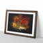 Path Through The Forest At Autumn - Single Picture Frame Print on MDF-56861699-56861704