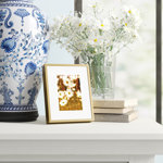 Ayla Metal Picture Frame with Real Glass Hanging & Tabletop Photo Frames