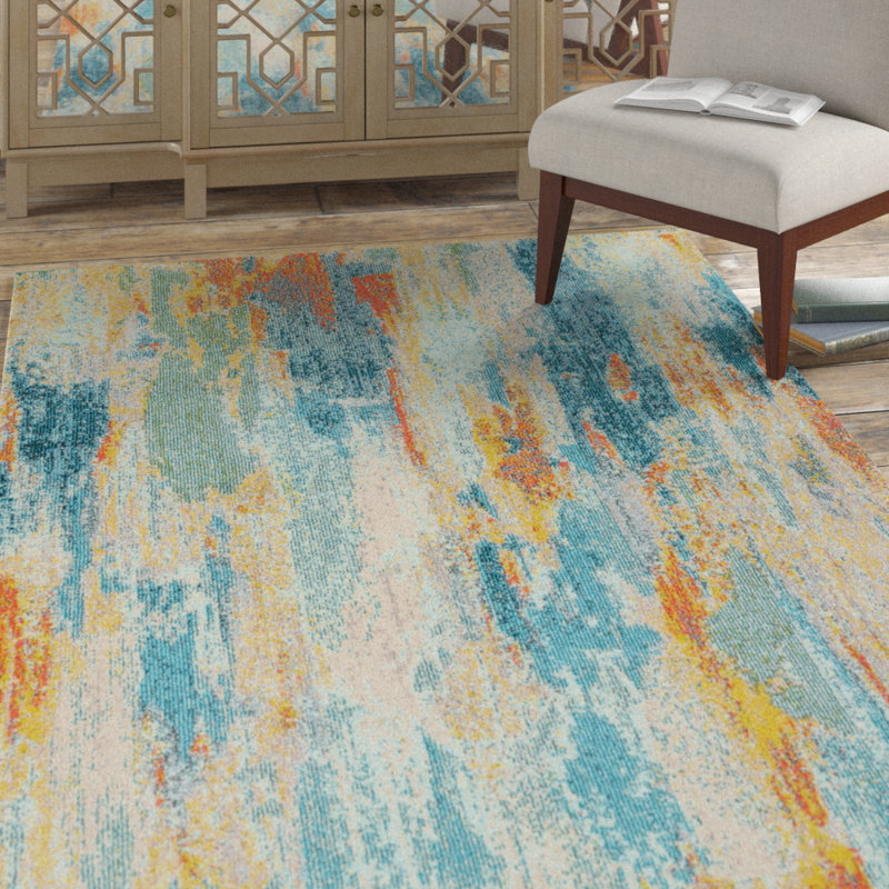 Toulouse Abstract Area Rug, Rectangle 122 x 183cm