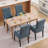 Amdad Tufted Linen Arm Chair-2126655310-2116762459-2134416179