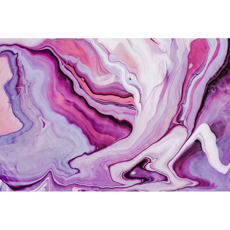 Waves And Curls - Wrapped Canvas Print, 61cm H x 91cm W x 3.8cm D