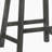 Rustic Backless Counter Stool Set of 2 – 25 Inch Wooden Farmhouse Barstool with Brown Leather Seat, Distressed Finish & Sturdy Frame – Space-Saving Counter-Height Seating for Kitchen & Bar-20150300-20150755