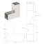 Melendy Dakota Fields Metal Panel Connector for Posts-796762292