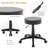 Mahidul Adjustable Height Ergonomic Lab Stool with Wheels