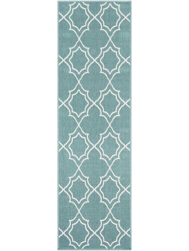Gilead Geometric Indoor / Outdoor Rug, Runner 2'3" x 11'9"
