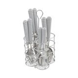 Grid 16 Piece Flatware Set, Service for 4
