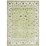 Intricately Oriental Area Rug in Light Blue