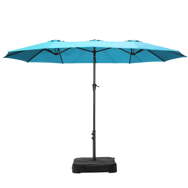 Parasol de marché 15 pi Cahir, Bleu clair