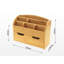 Wood Wall Organizer with Key Hooks