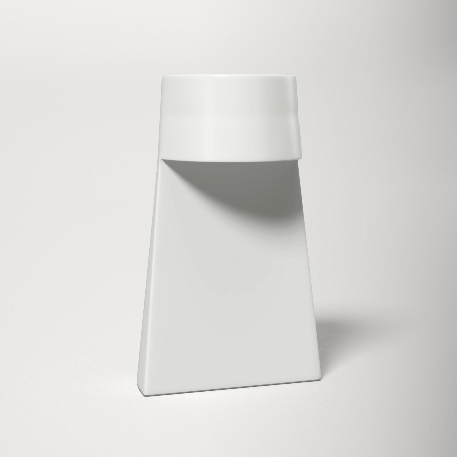 Percy Ceramic Novelty Lamp, Matte White