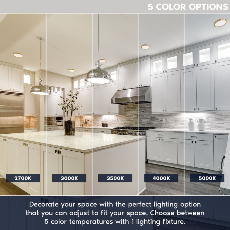 Jackhenry LED Flush Mount, Brass