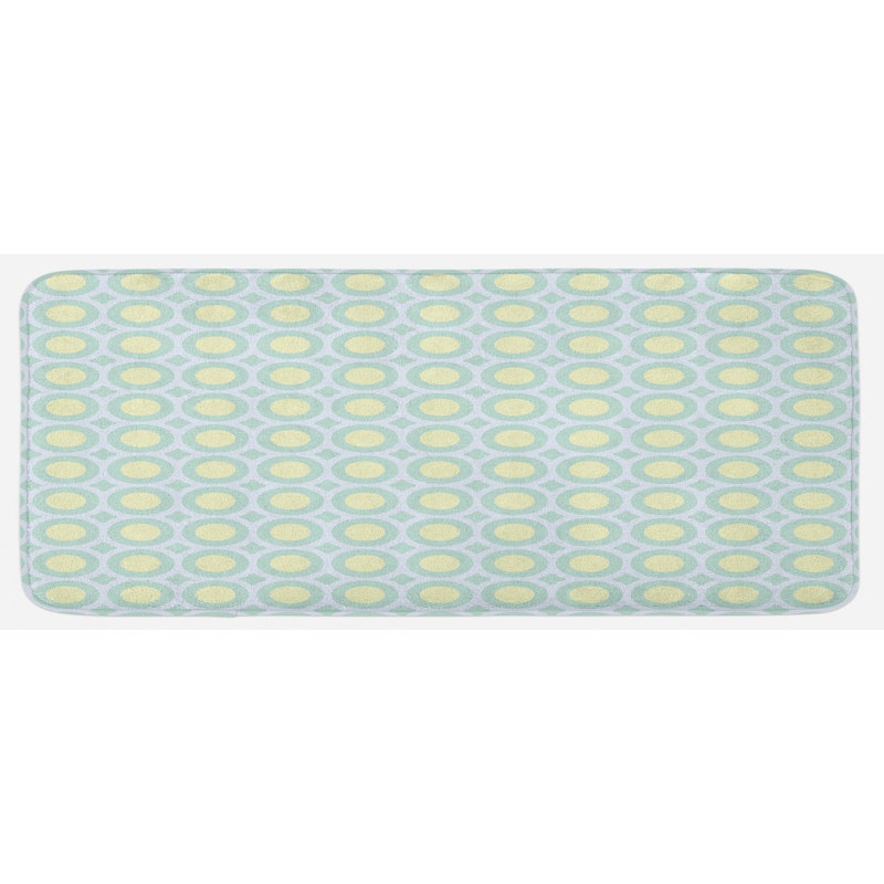 Modern & Contemporary Solid Color Polyester Kitchen Mat