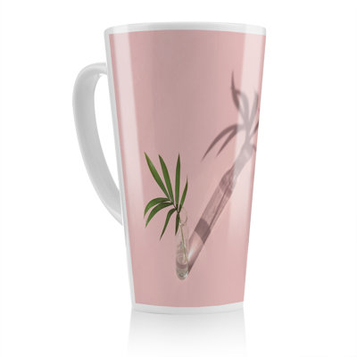 Botanical leaf on Designer Latte Mug