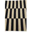 Tapis noir et blanc 3x5 Petrella