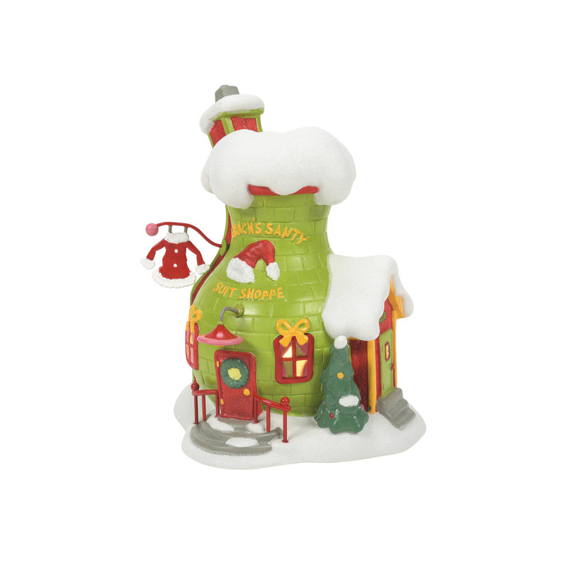 Dr. Seuss the Grinch Villages Grinch's Santy