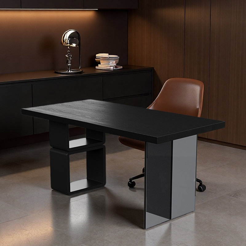 Writing desk household reading and study table, 29.53" H x 62.99" W x 31.5" D