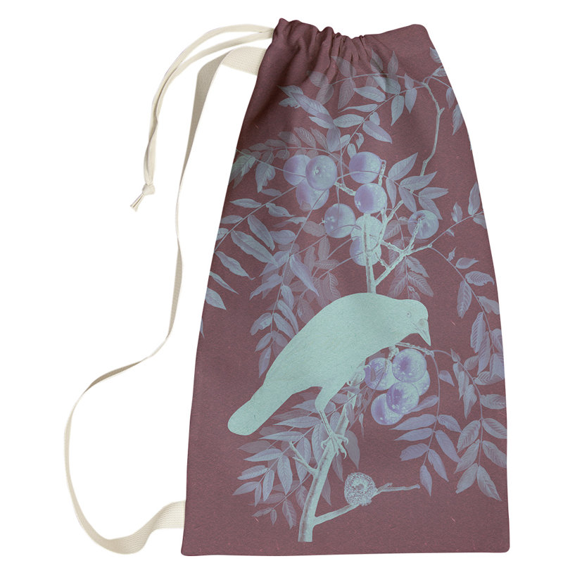 Sac à linge américain oiseau Maciejewski, Petit (H 64 po x l 20 po x P 1,5 po), Rouge