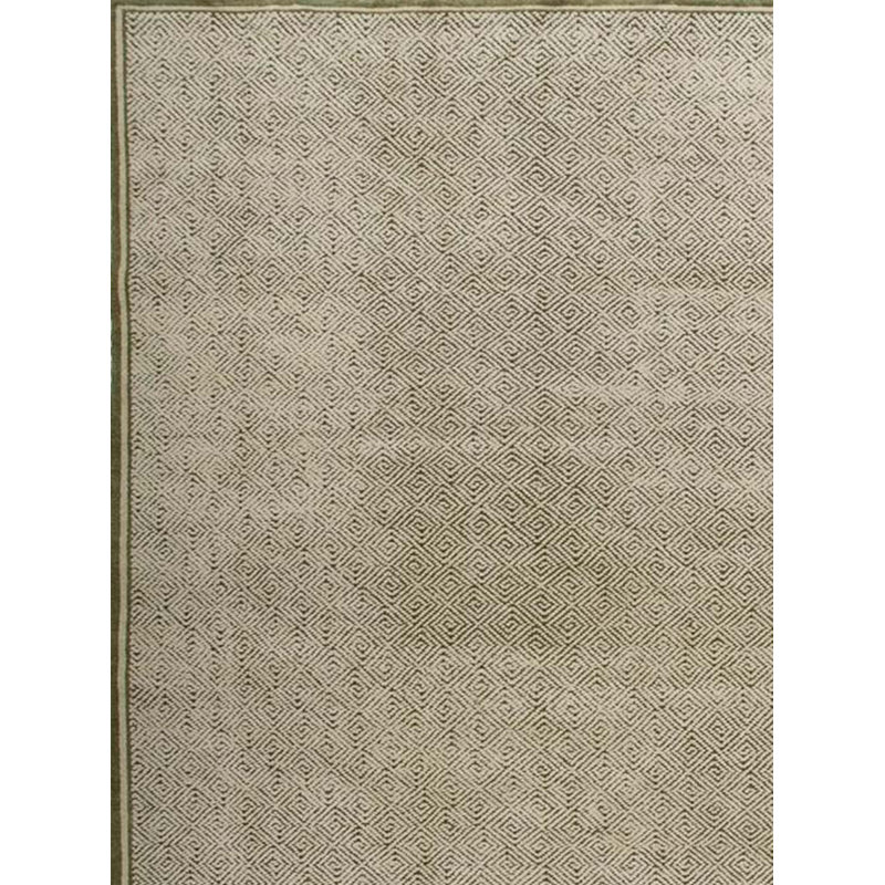 Capri Azm Wool Geometric Area Rug in Gray