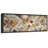 Neutral Toned Feast Celebration Artwork Extra Large Pictures Framed Canvas Print Wall Art-120284297-120284295