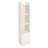 Freestanding Storage Cabinet Small Narrow Corner Bookcase Open Shelves Tower Rack With Door-1897239597-1897239596