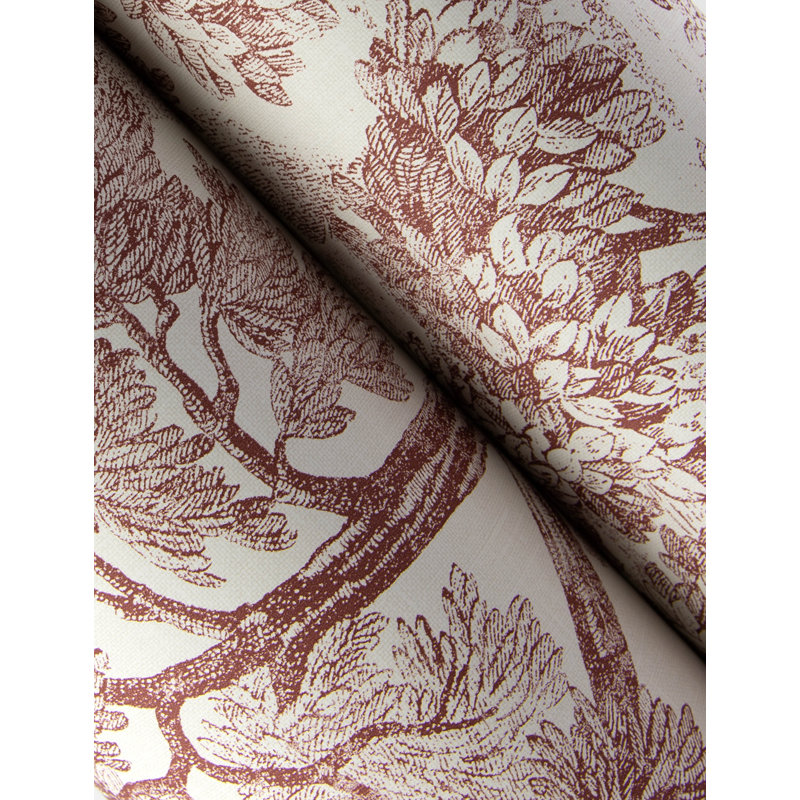 Papier peint Spinney Toile, Rouge