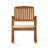 Acacia Wood Patio Outdoor Rocking Chair With Cushions For Garden, Lawn, Backyard, Pool