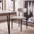 Schutt Boucle Upholstered Metal Dining Chairs