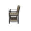 Banc d'extérieur en bois avec tablette, gris et noir pour un look élégant de rangement classique noir, fabriqué