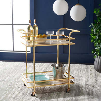 Meesha Metal Bar Cart