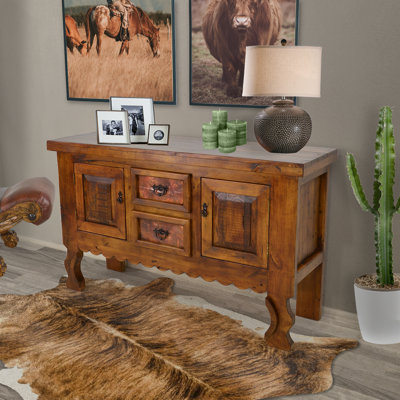 Daxter 60'' Solid Wood Top Console Table