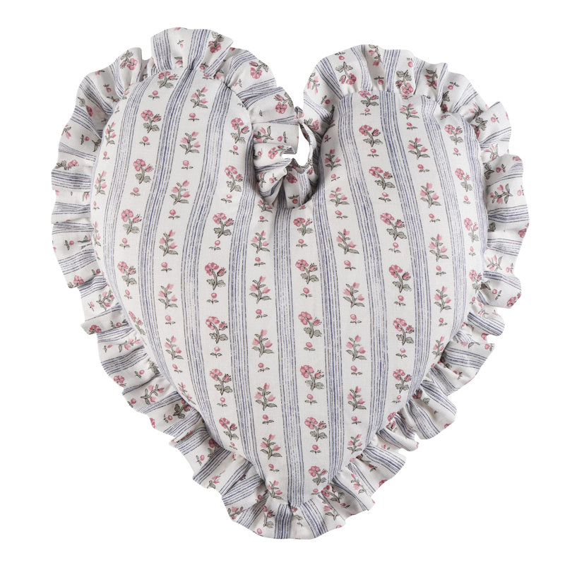 Cabanon Stripe Heart Pillow