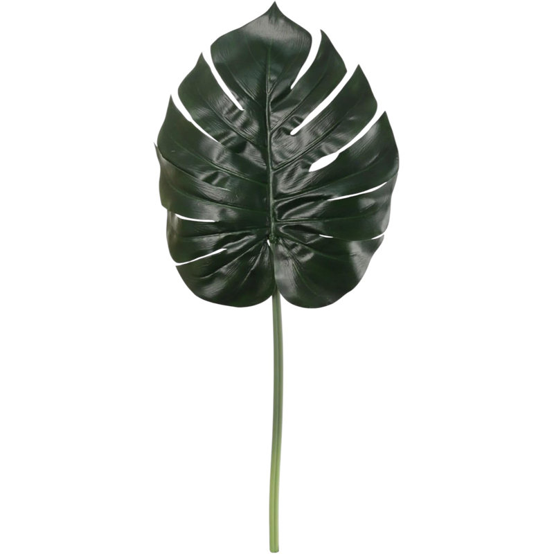 Tige de feuille de philodendron fendue 29 po Real Touch