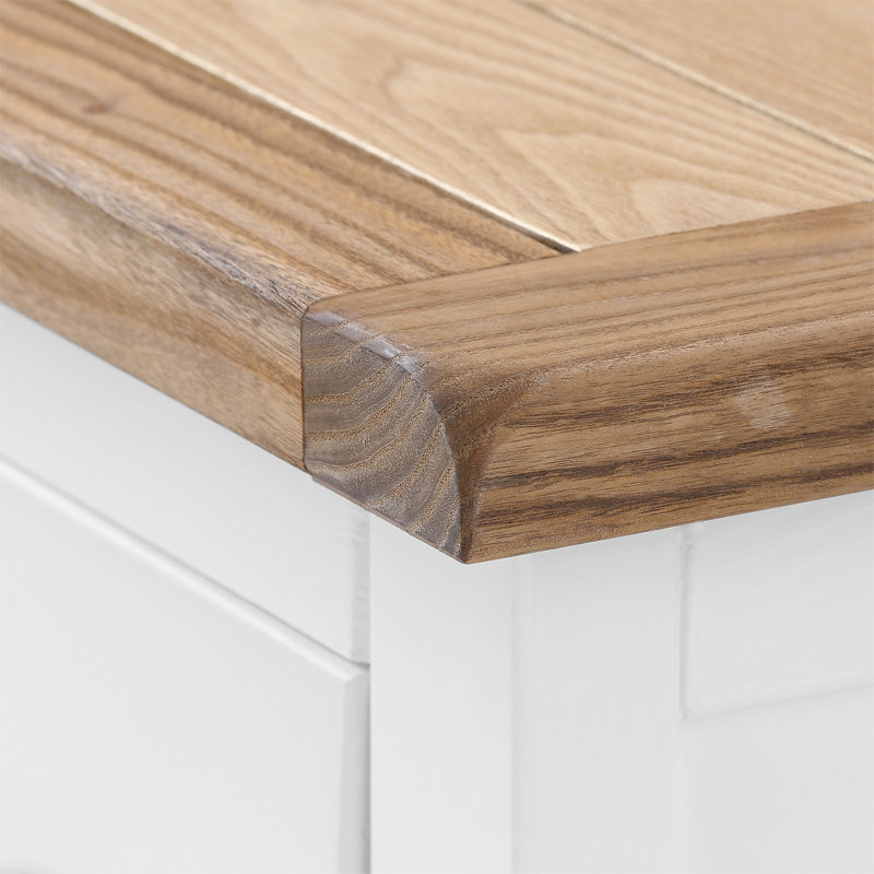Astrid 35cm W Plywood / Laminate Board Bedside Table, Light Brown