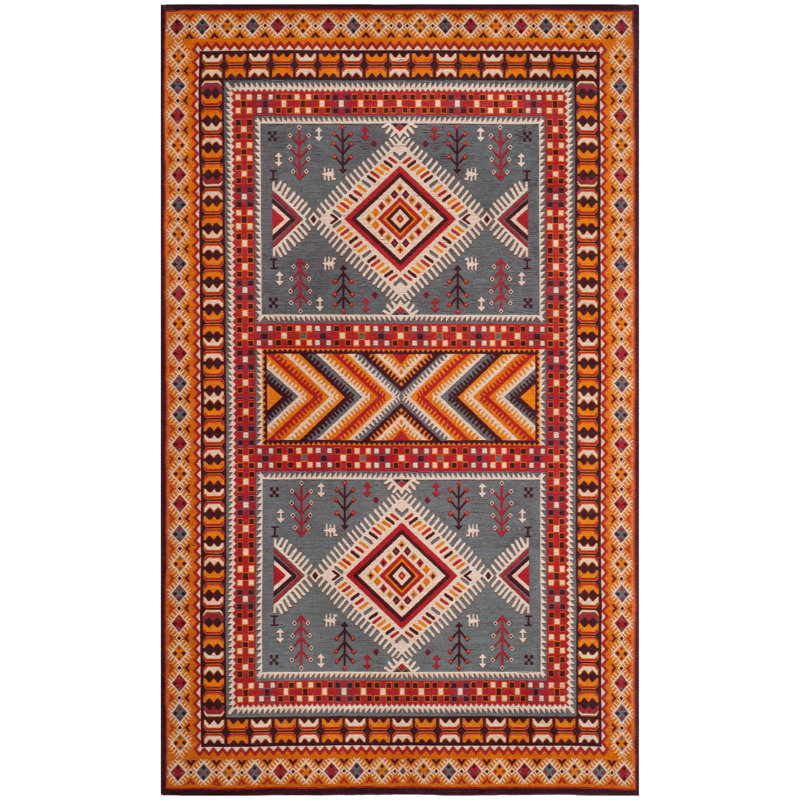 Aderito Performance Southwestern Rug, Rectangle 4' x 6'