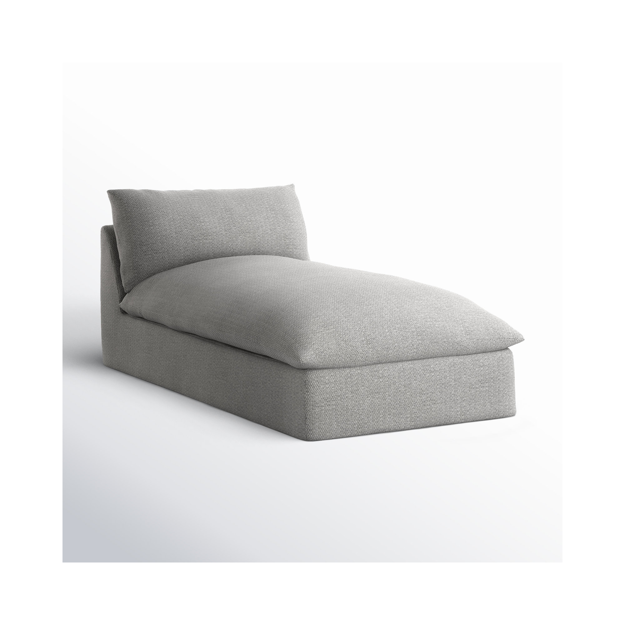 Argent 37'' Outdoor Chaise Lounge, Ash