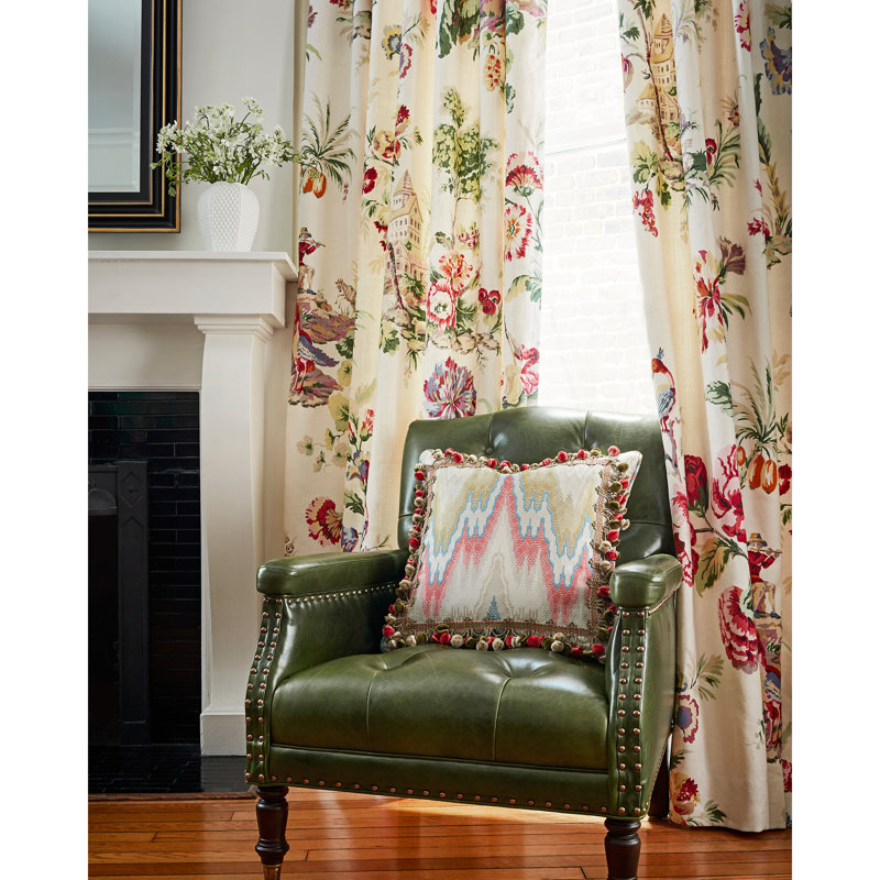 Jardin Somerset Linen Print Fabric, Bloom