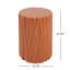 Table d'appoint cylindrique texturée Terracotta Wave-1660368589