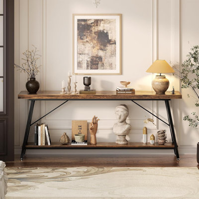 70.9'' Console Table with Charging Station