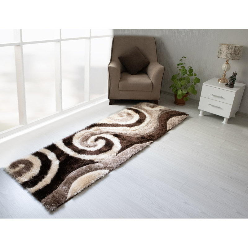 Abstract Rug, Runner 2' x 7'