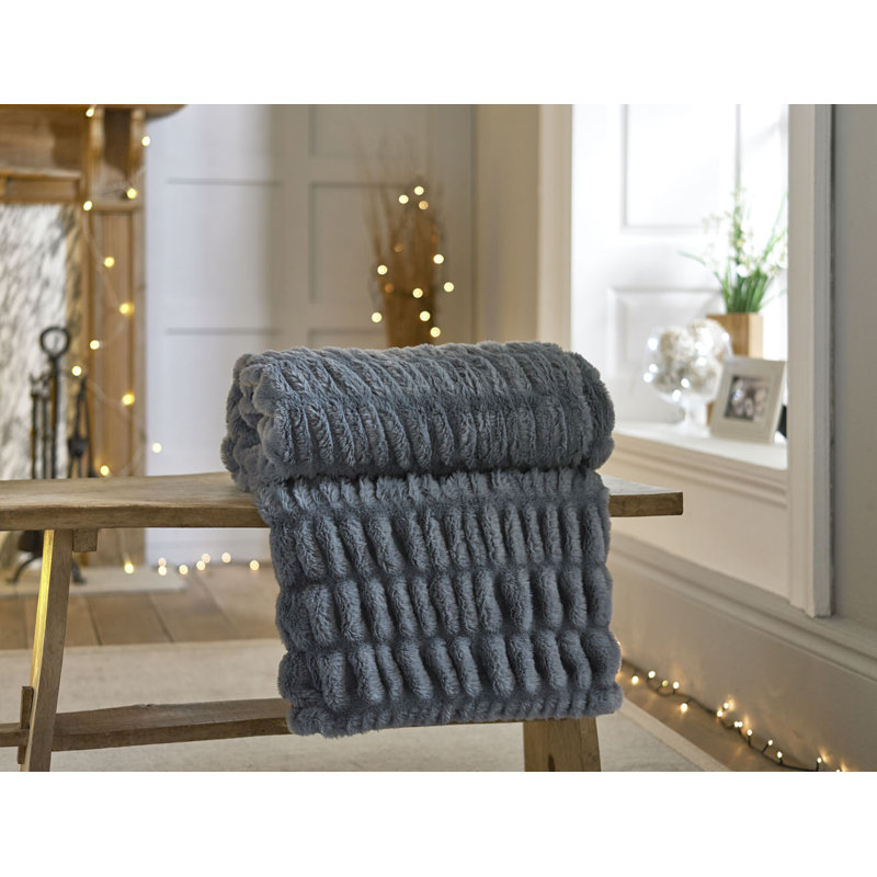 Throw Blanket, Charcoal