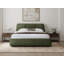 Lit plateforme tapissier Lansvale - Vert mousse - Grand-1907639760-1907639766
