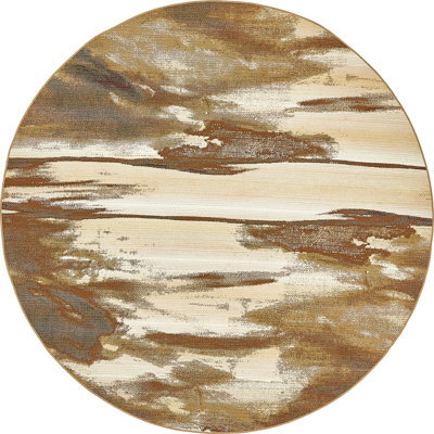 Tapis intérieur / extérieur brun Skylar