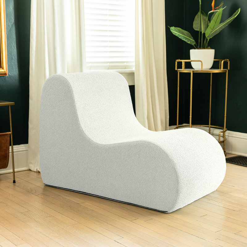 Fauteuil d'appoint Uptown, Boucle, Boucle blanc
