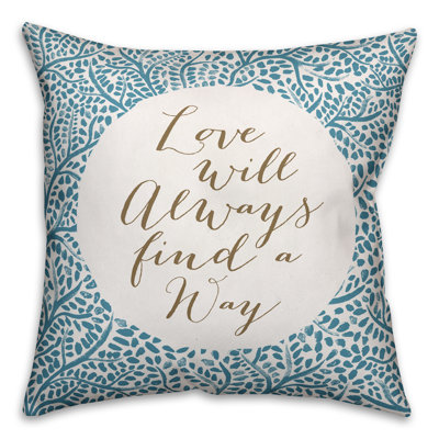 Floral Reversible Pillow Cover