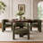 Modern Upholstered Barrel Dining Armchair-568096110