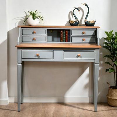 Modern Simple Rectangular Solid Wood Writing Desk