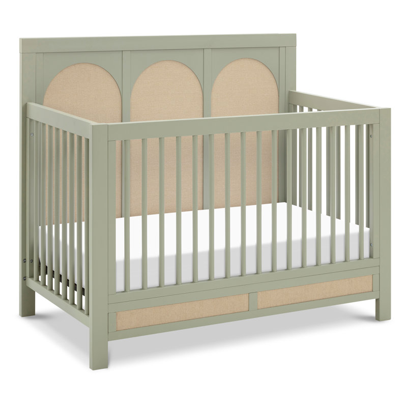 Eloise 4-in-1 Convertible Crib, French Sage/Performance Sand Eco-Weave