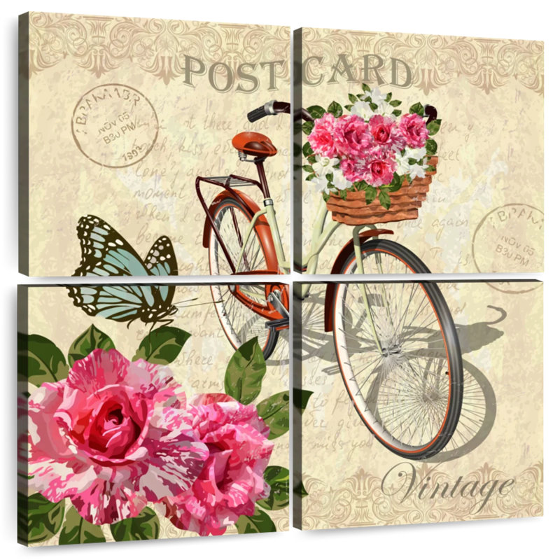 Carte postale rétro Mehar, H 26 po x l 26 po