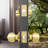 Knobs With Deadbolt Reversible Entry Set